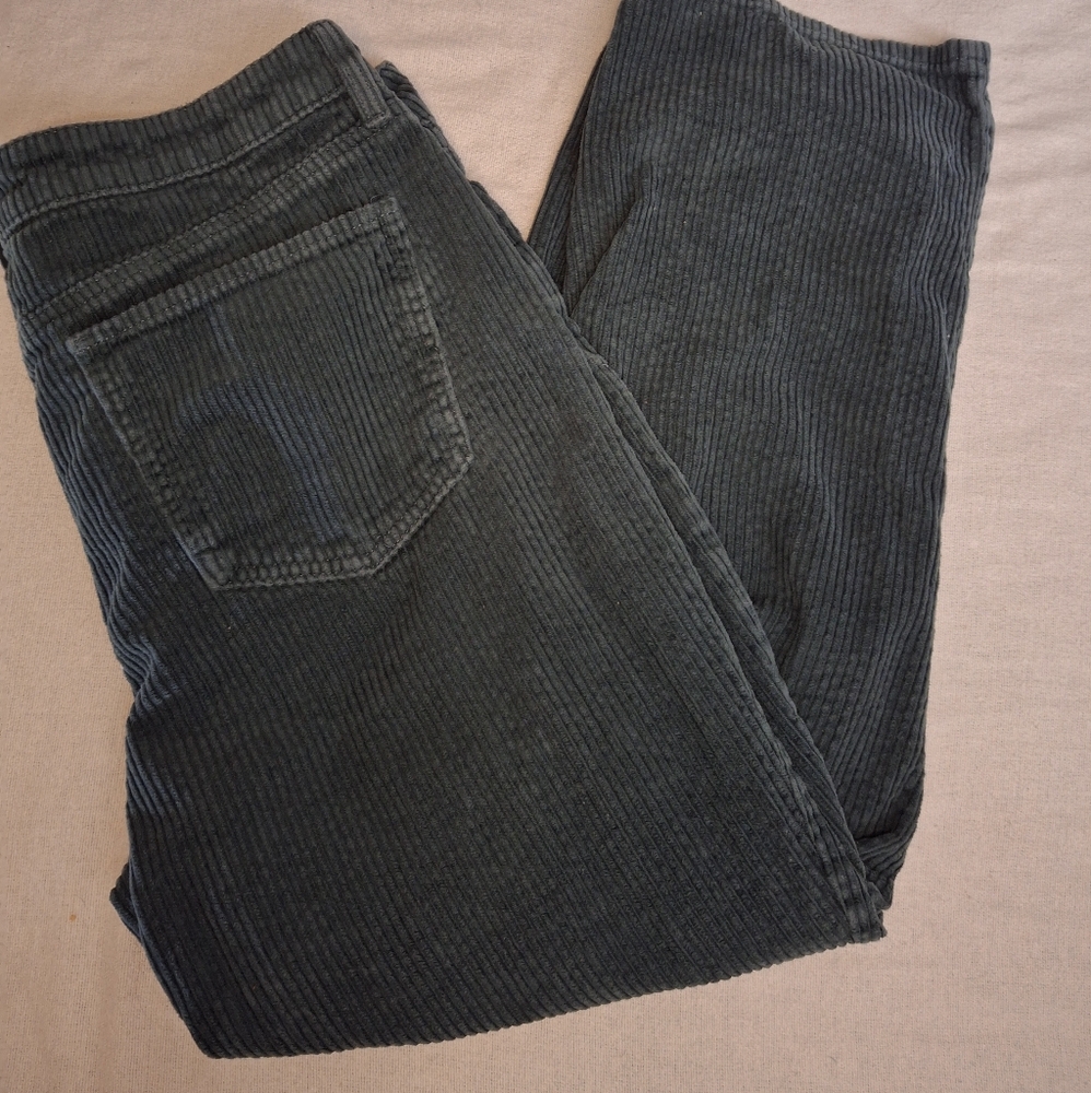 Green corduroy pants. 33" waist